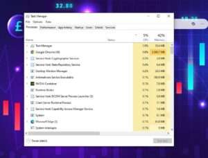 หน้าต่าง Task Manager