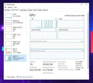 เช็คการ์ดจอคอมพิวเตอร์